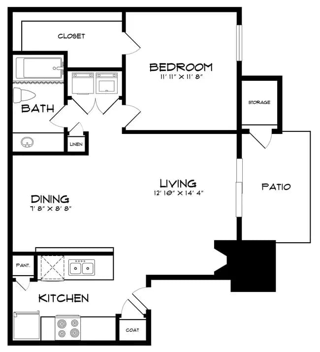 Unit 1015 1009 floor plan