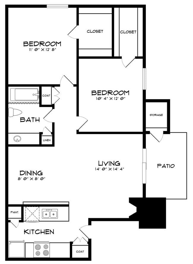 Unit 307 307 floor plan