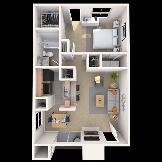 The Meridian 015203 floor plan
