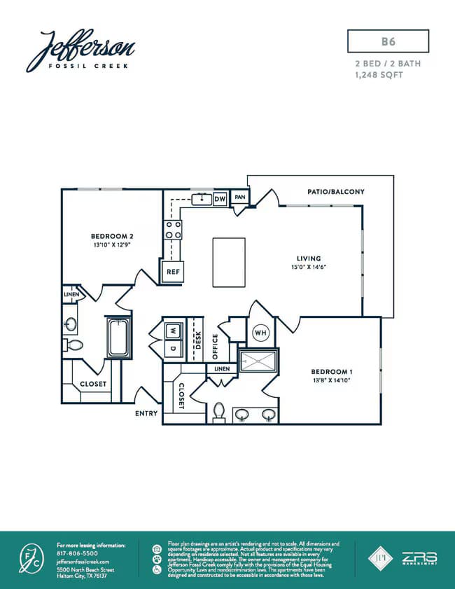 B6 6158 floor plan