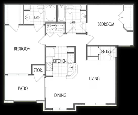 Unit 336 425 floor plan