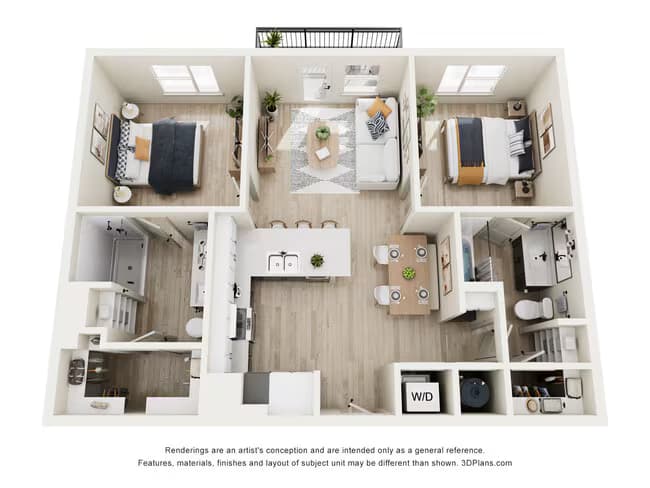 Unit 1202 4312 floor plan