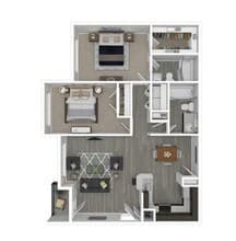 B2 318 floor plan