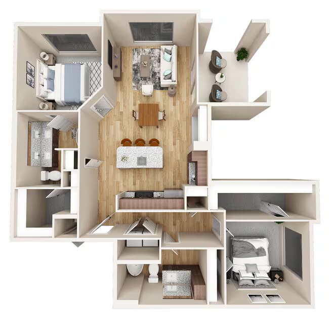 Unit 3302 3302 floor plan