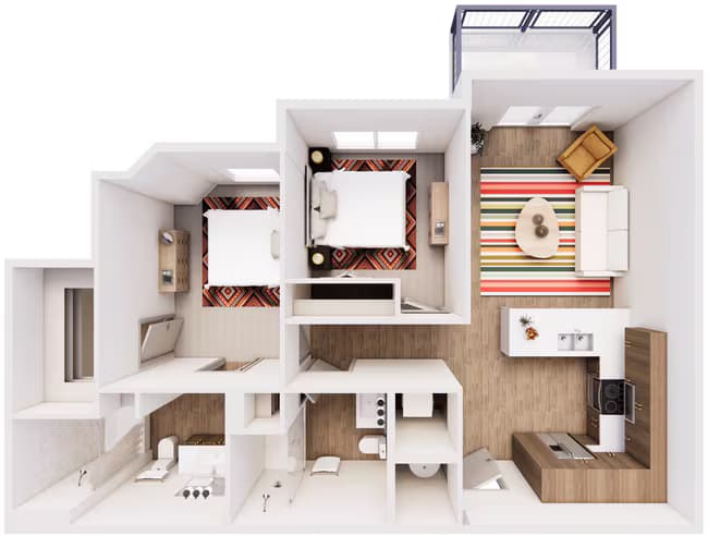 Unit 1201 1201 floor plan