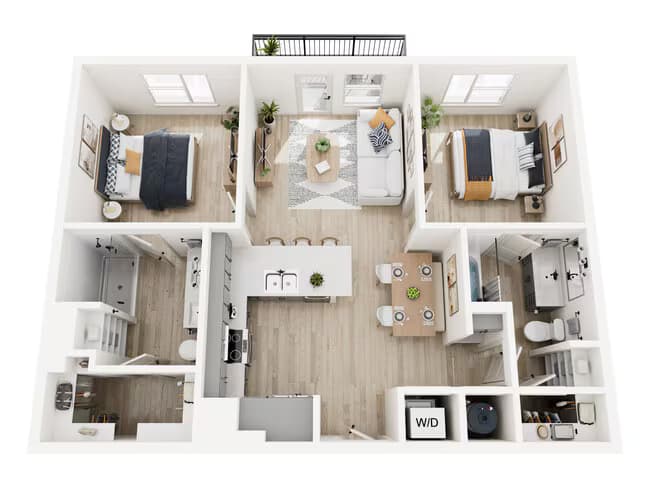Unit 1329 1329 floor plan