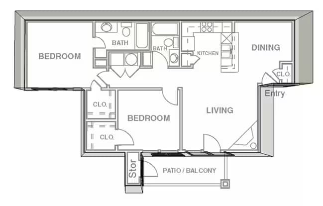 Unit 421 421 floor plan