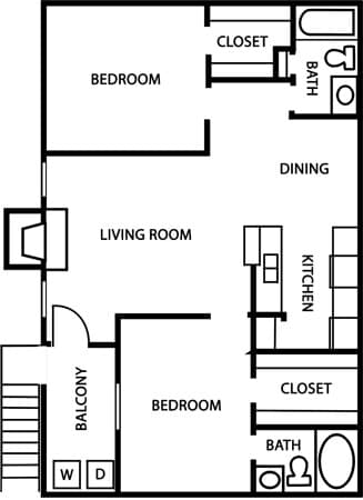 Terrace B1 1238 floor plan