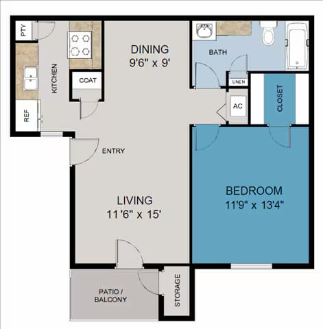 Unit 2622 2622 floor plan