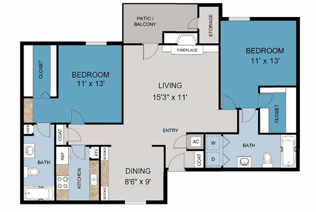 Unit 2824 2824 floor plan