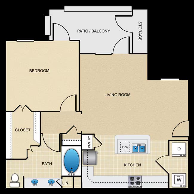 Unit 1926 1926 floor plan