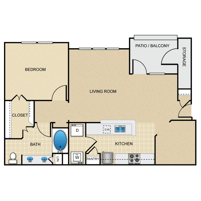 Unit 2036 2036 floor plan