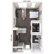 Studio 0x1 420-752 SF 1911 floor plan