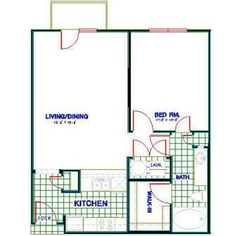 Unit 2740 2740 floor plan