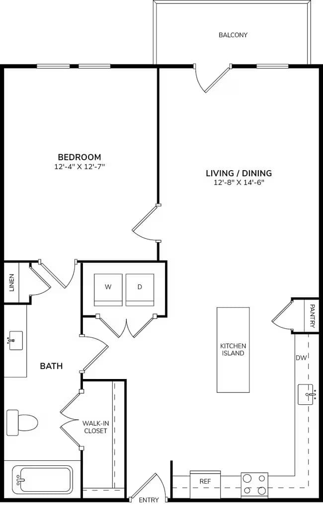 A1 2107 floor plan