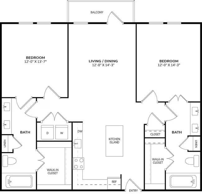 Unit 2304 2304 floor plan