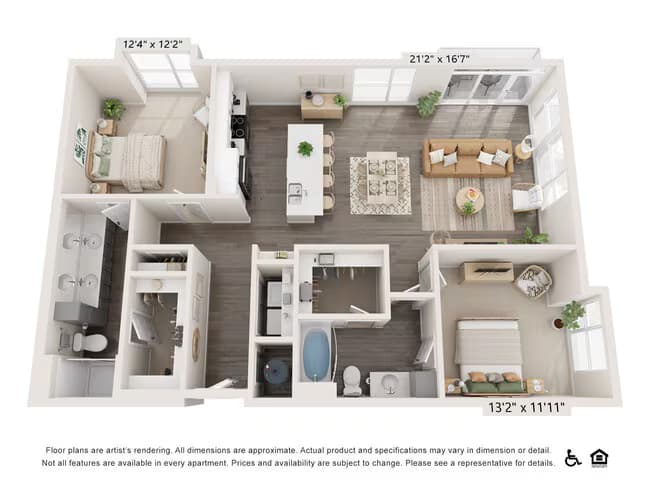 Unit 1311 1311 floor plan