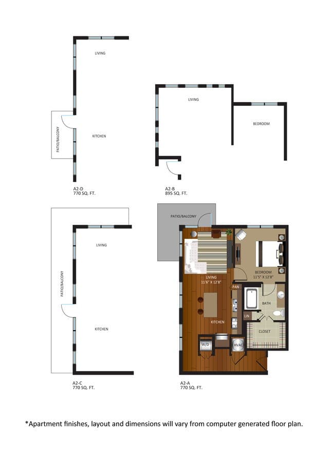 A2-A 3215 floor plan