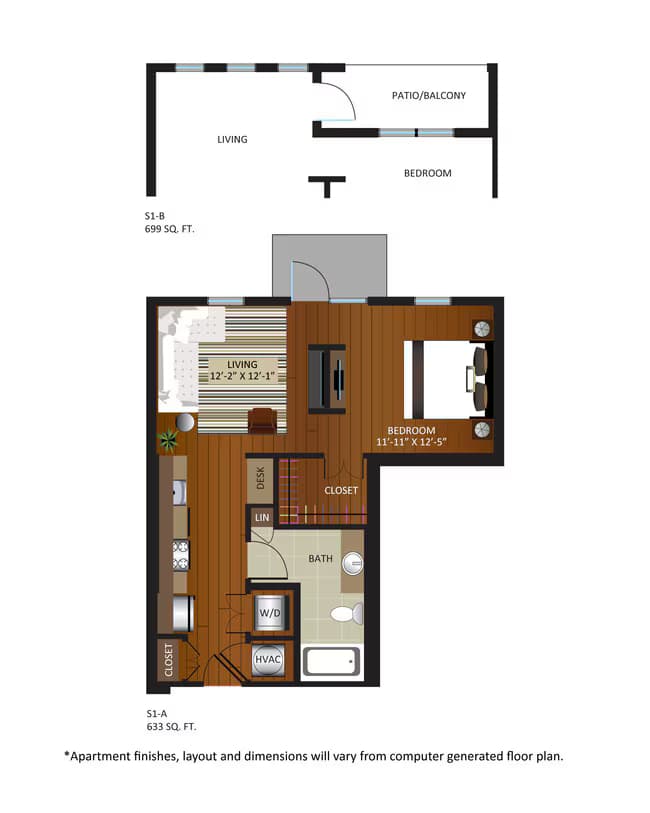 S1-A 3519 floor plan