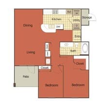 B1 007-7305 floor plan