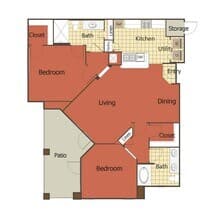 B3 001-1307 floor plan