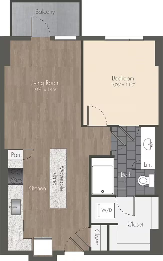 Unit 1-209 1-209 floor plan