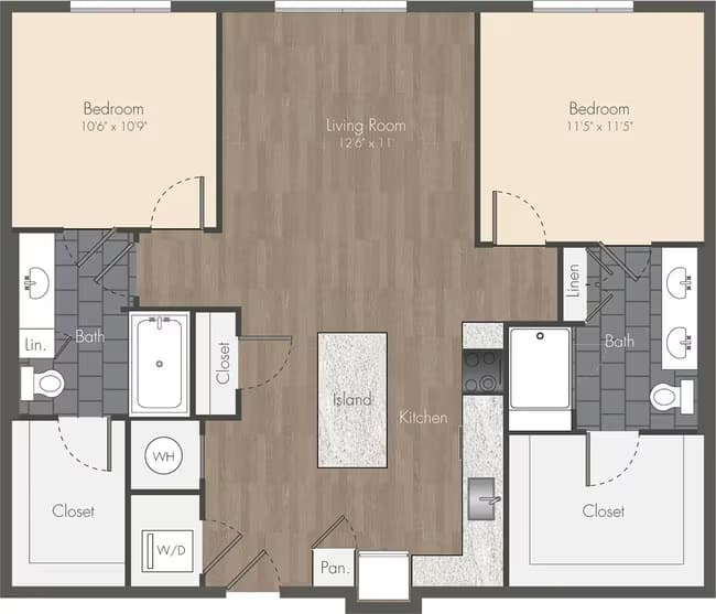 Unit 1-820 1-820 floor plan