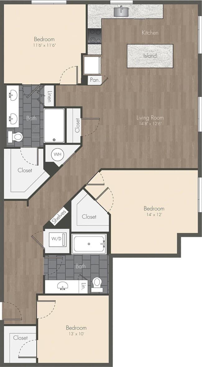 Unit 1-925 1-925 floor plan