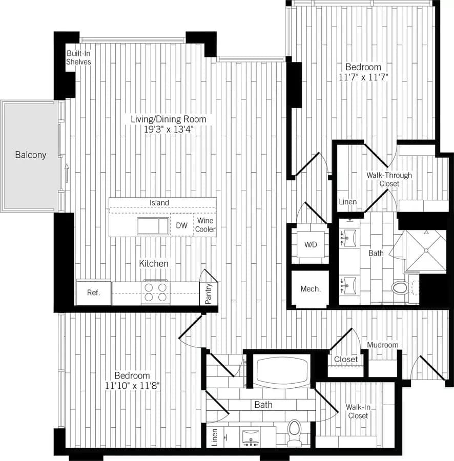 Unit 2211 2211 floor plan