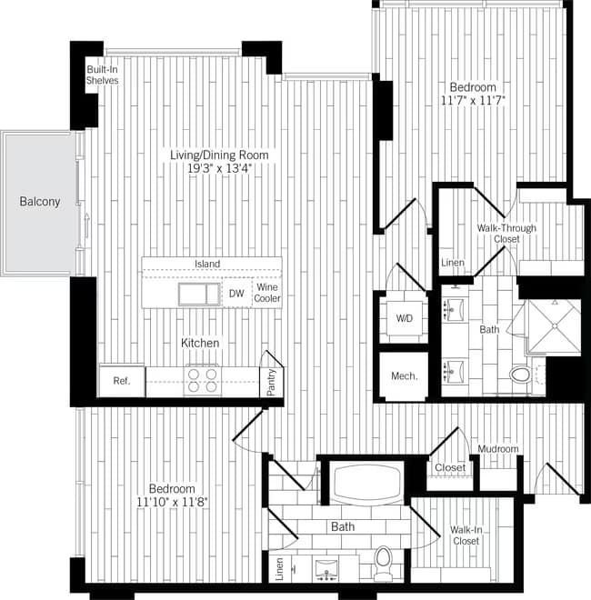 Unit 1924 1324 floor plan