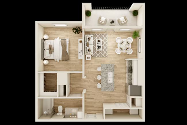 Unit 1212 1319 floor plan
