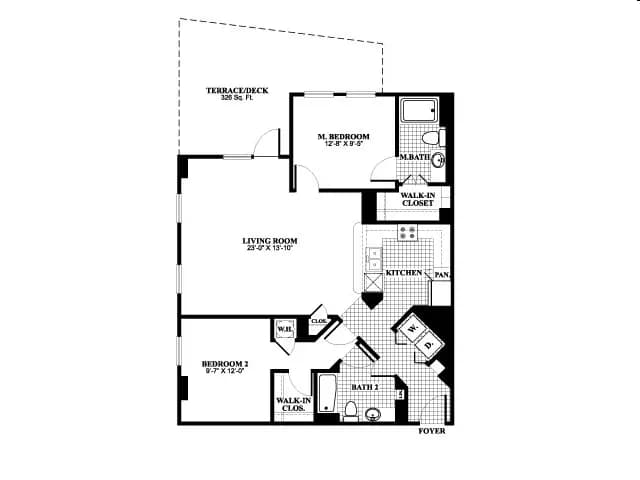 Unit 612 312 floor plan