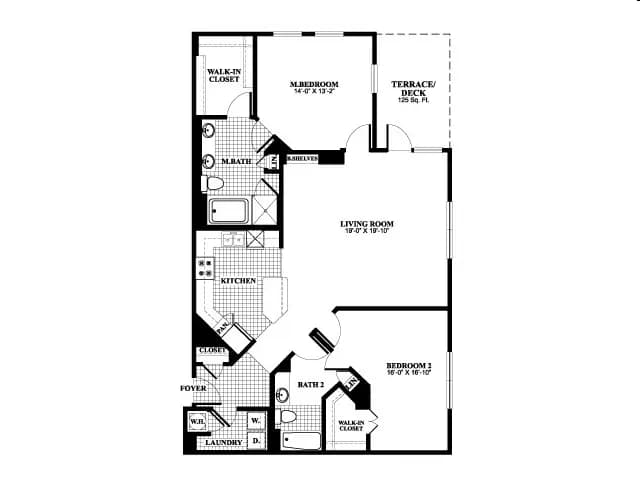 Unit 413 413 floor plan