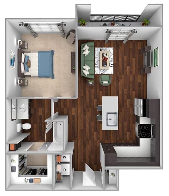 Unit 02304 02304 floor plan