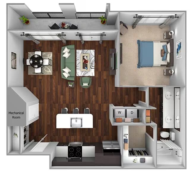 Unit 02305 02305 floor plan