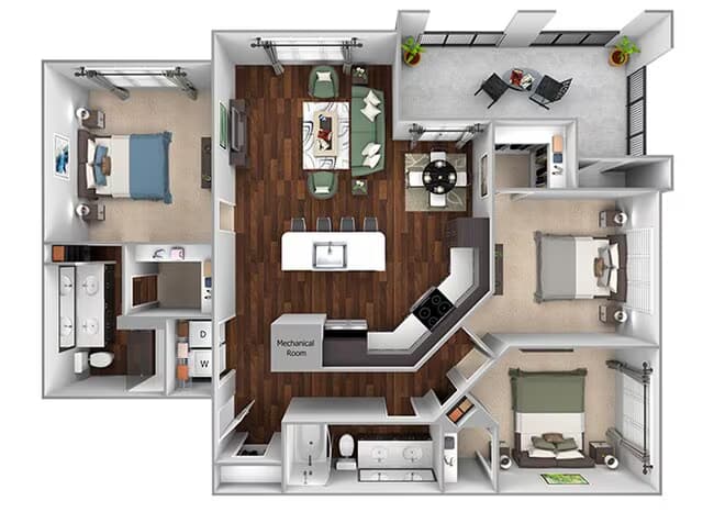 C1 08209 floor plan