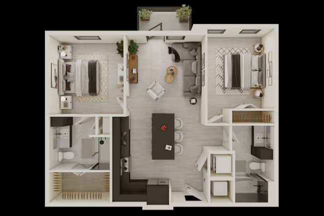 Unit 2030 2030 floor plan