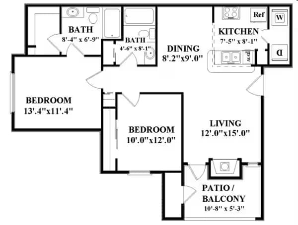 B2A Horizon 22204 floor plan