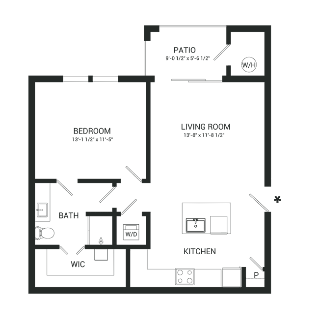 Unit 9-925 6-634 floor plan