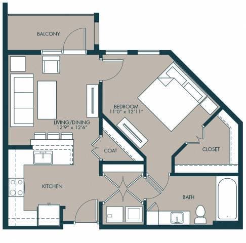 Unit 1330 1330 floor plan