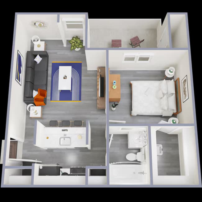 A2 floor plan