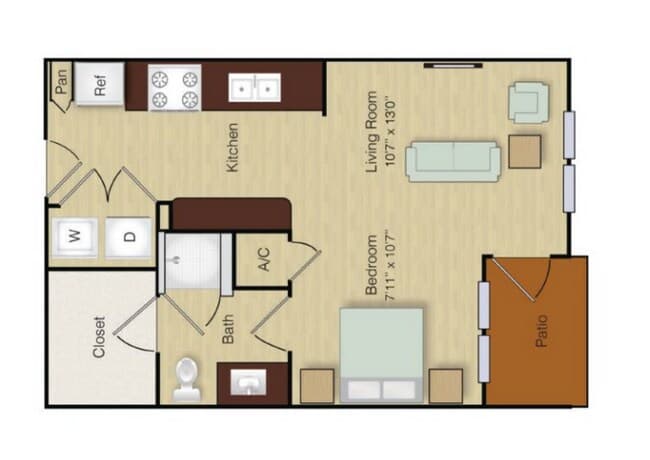 Unit 1-1326 2-2335 floor plan