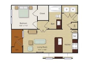 A3 - A3 1-1103 floor plan