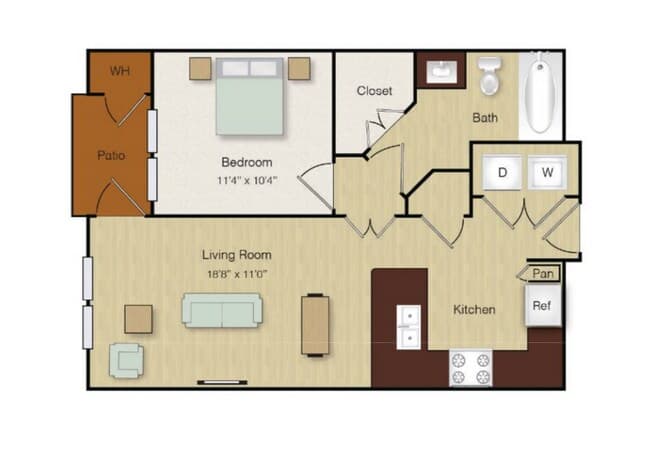 Unit 2-2344 2-2344 floor plan