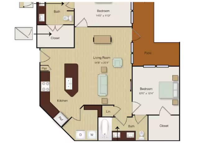 B4 - B4 1-1333 floor plan
