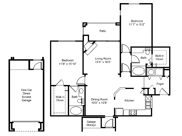 Unit 1011 1011 floor plan