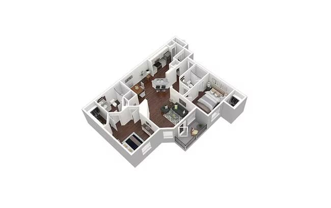 The McDermott 1107 floor plan
