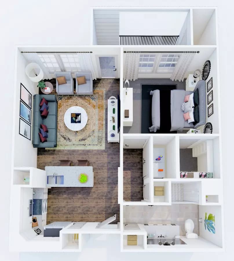 A3 1-1201 floor plan