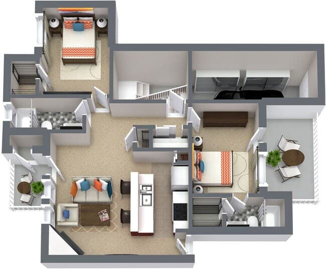 B1 Upgraded 265 floor plan
