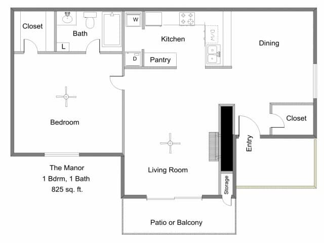 Unit 809 809 floor plan